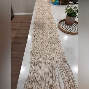 Handmade Macrame Table Runner